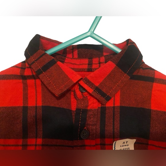 🆕NWT Cat & Jack Flannel Boys Size 5T - Picture 4 of 6